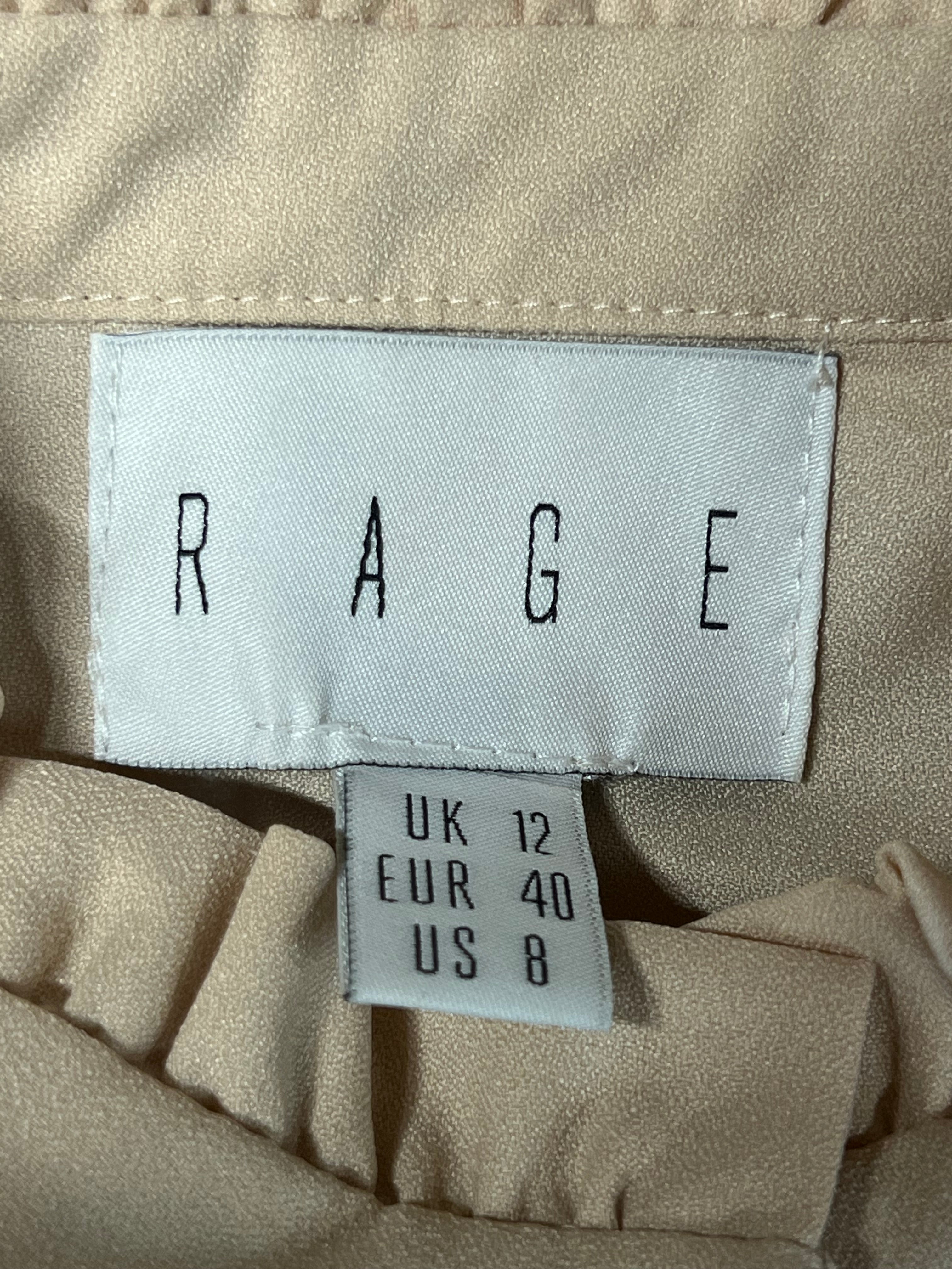 RAGE | Size 14 Beige Cream Blouse
