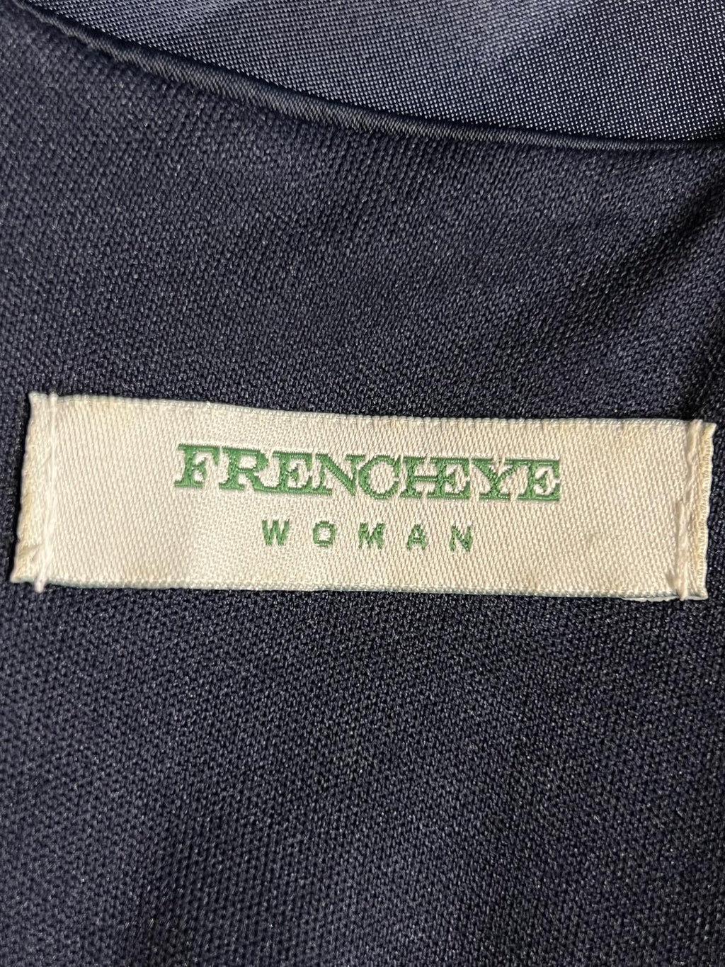 French Eye | Size 14 | Navy Assymetrical Ruffle Dress