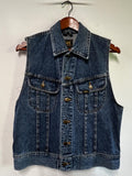 Vintage Lee Riders USA | M | 100% Cotton denim sleeveless jacket