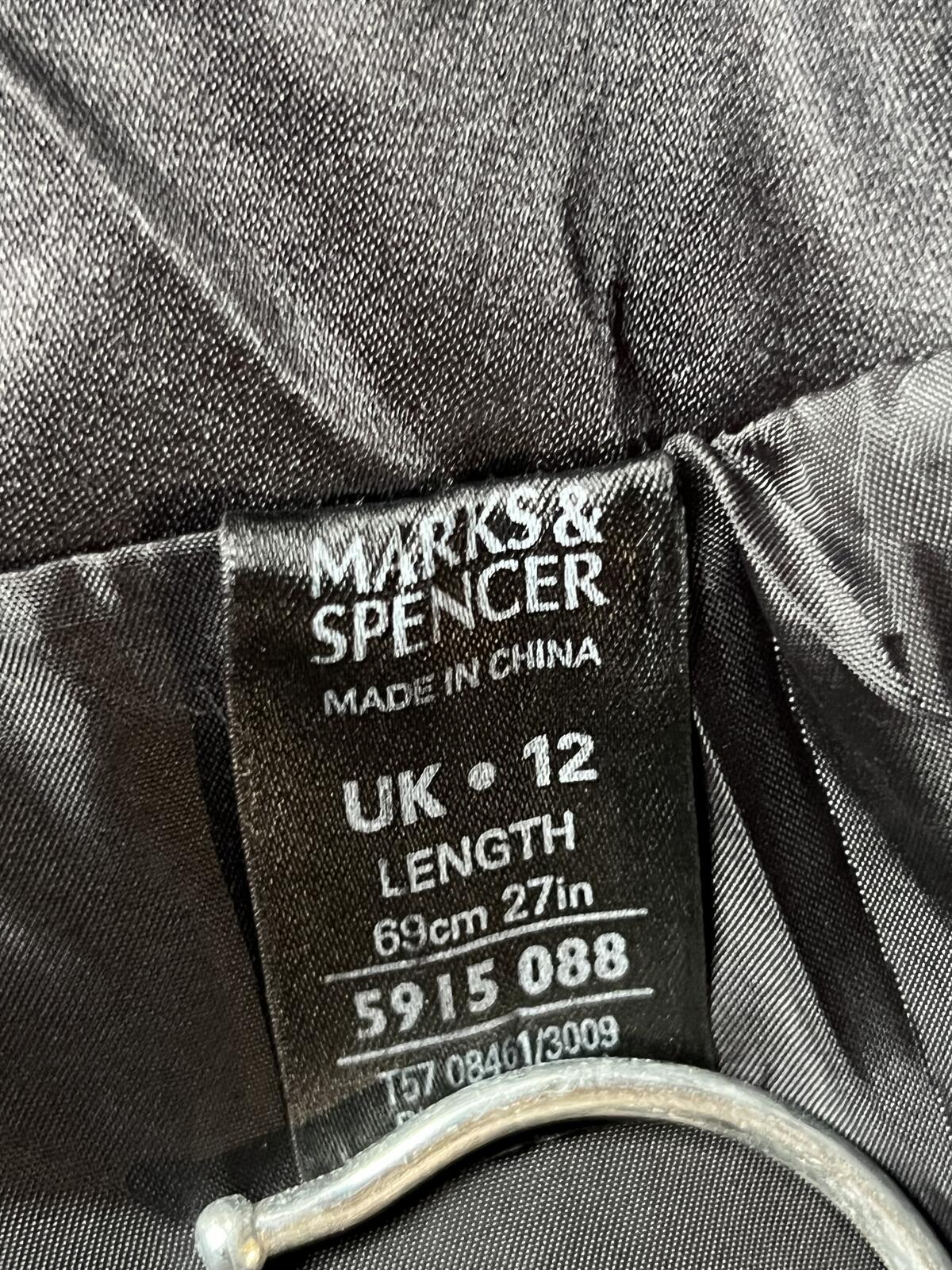 Marks & Spencer Autograph Collection | Size 12 | Black pencil skirt