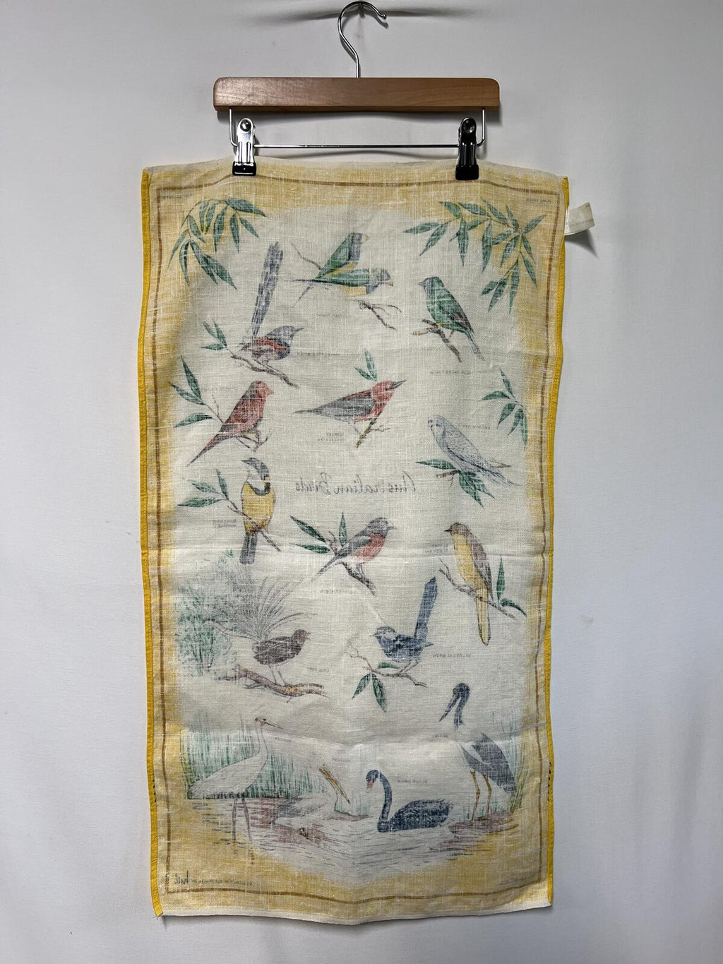 Vintage Australian Bird Tea Towel
