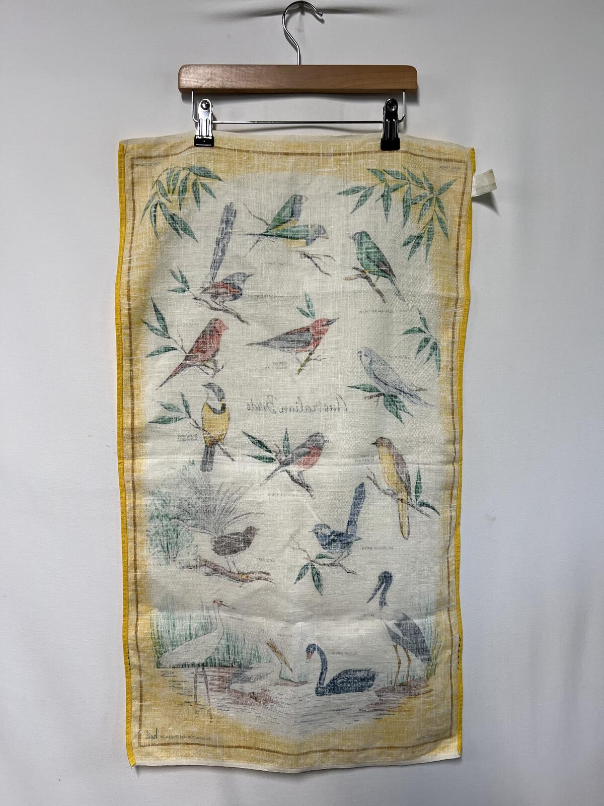 Vintage Australian Bird Tea Towel