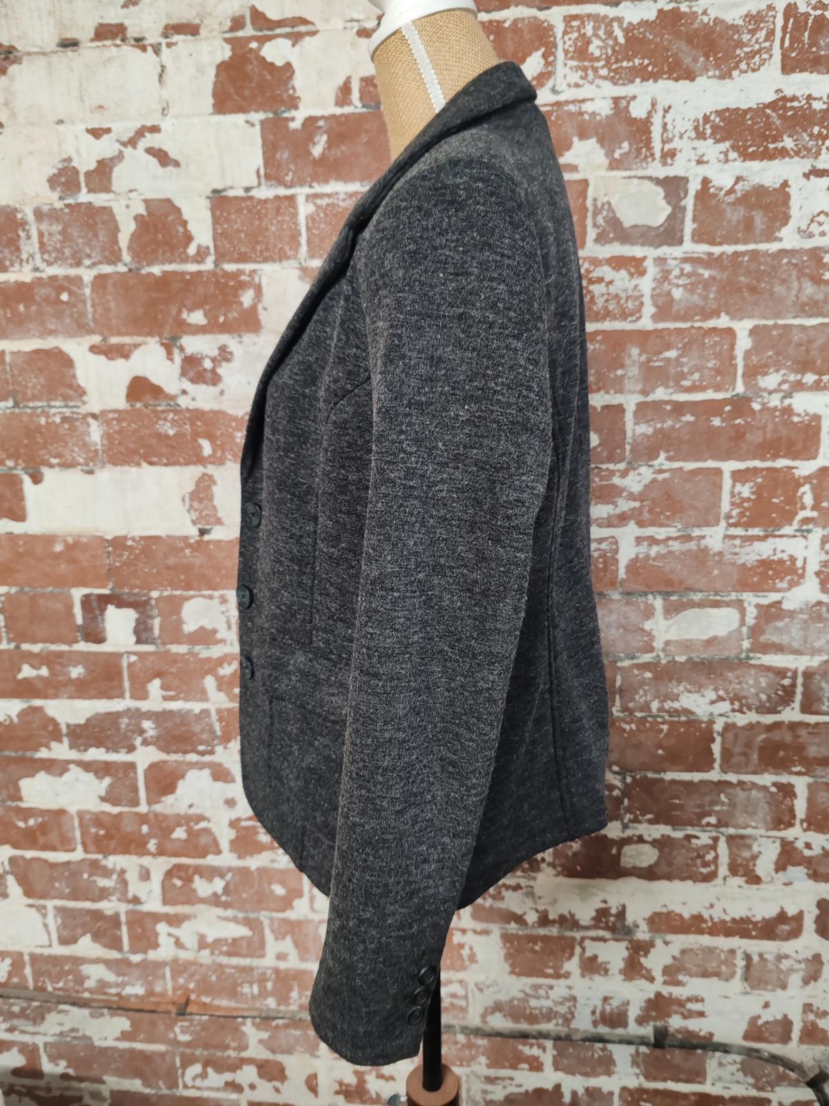 Cambridge | UK 14 | Dark Grey Blazer | Polyester/Viscose