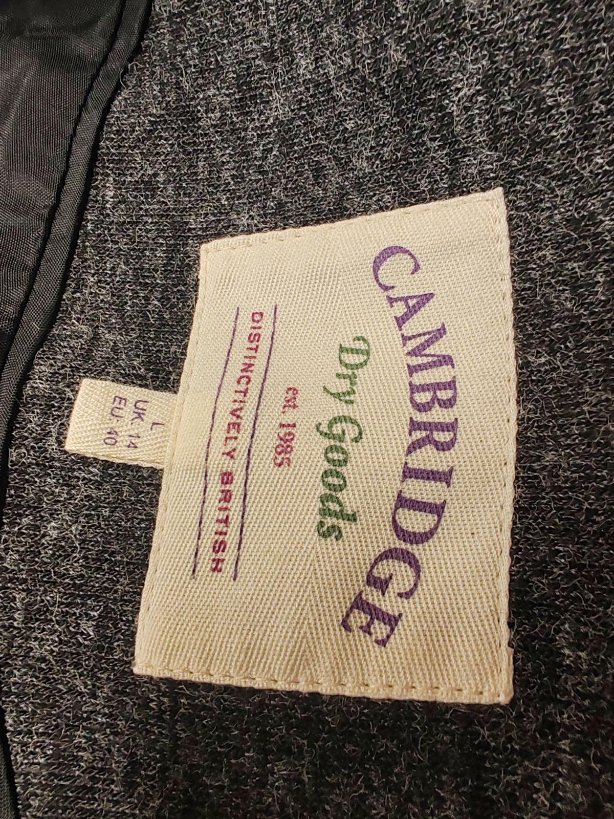 Cambridge | UK 14 | Dark Grey Blazer | Polyester/Viscose