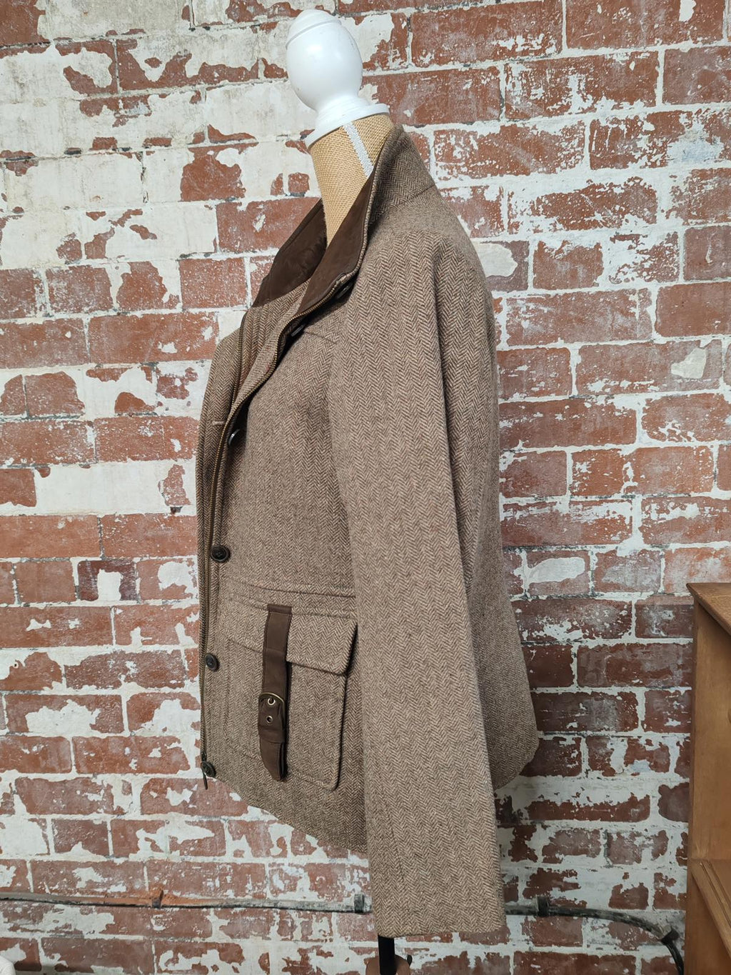 Jack Murphy | UK 14 | Mixed colour | Wool Jacket