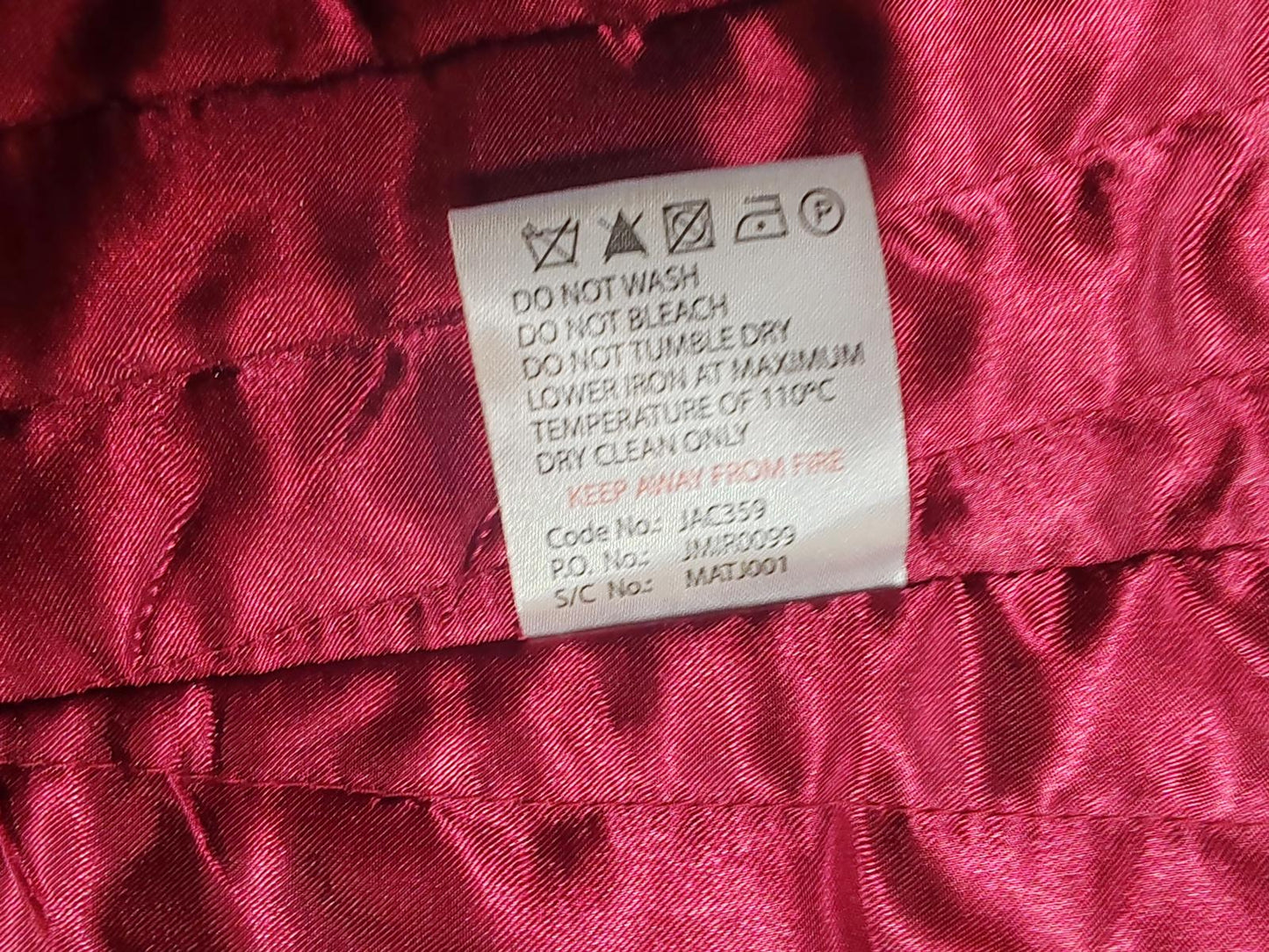 Jack Murphy | UK 14 | Mixed colour | Wool