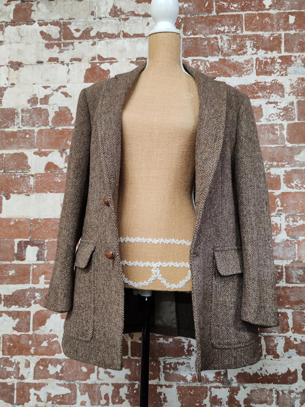 Harris Tweed | 44R | Brown Tweed Blazer | Wool