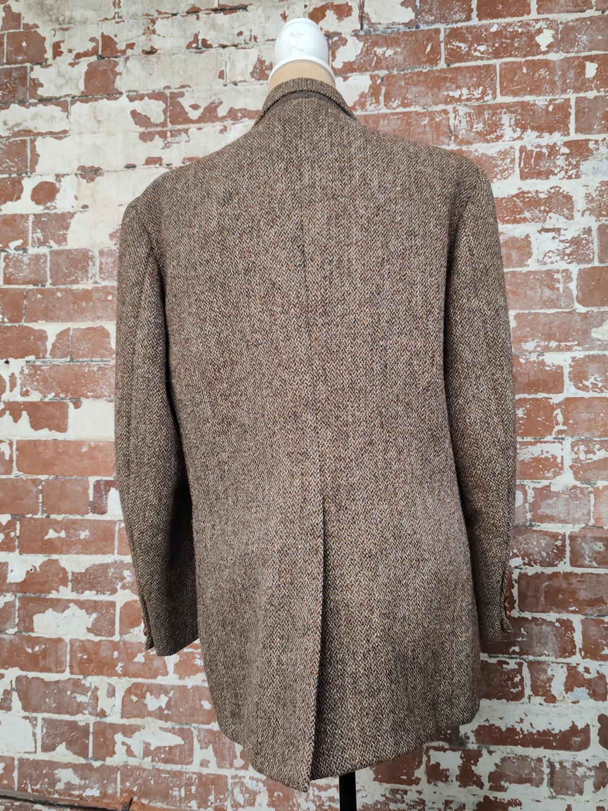 Harris Tweed | 44R | Brown Tweed Blazer | Wool