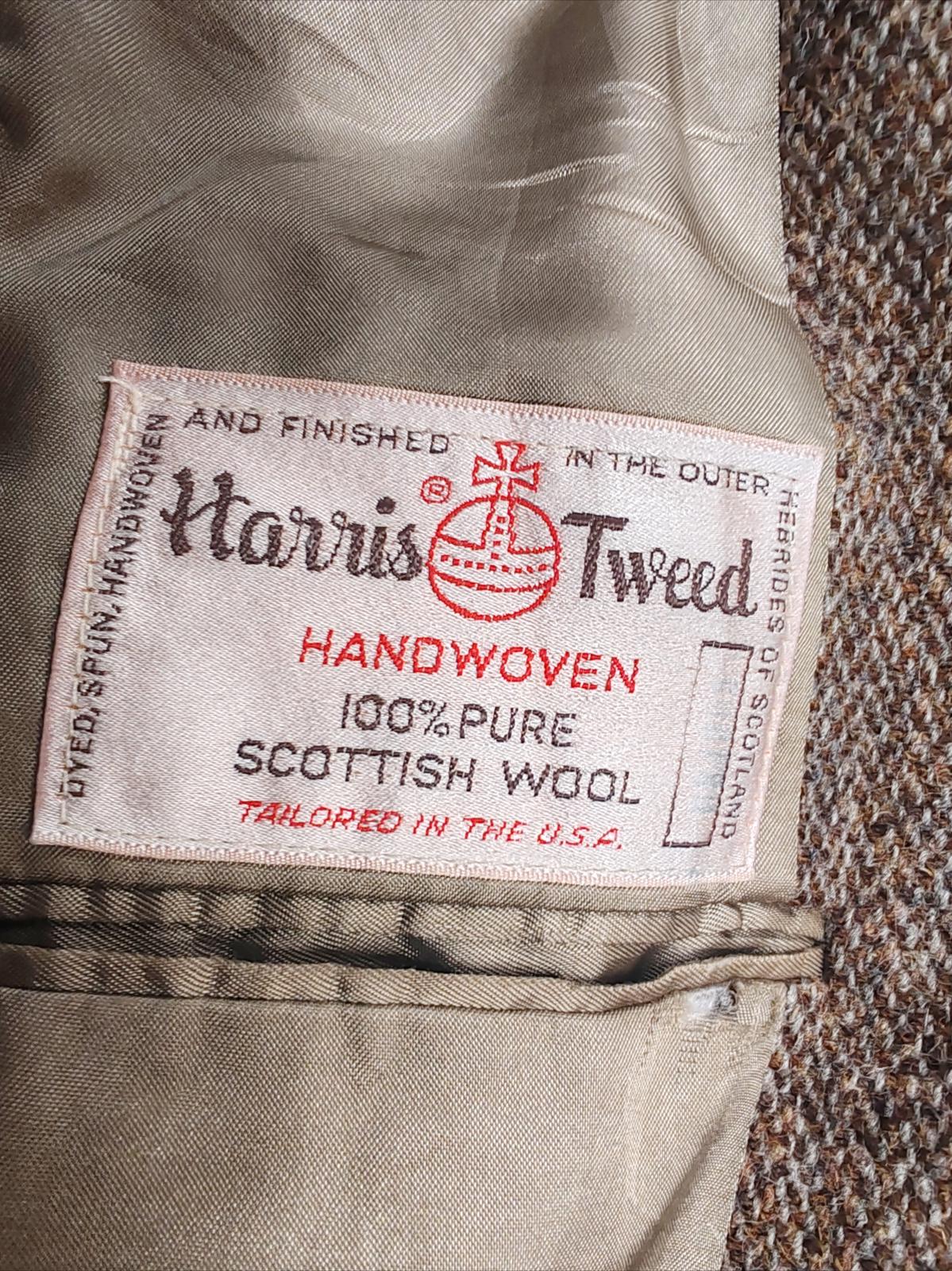 Harris Tweed | 44R | Brown Tweed Blazer | Wool