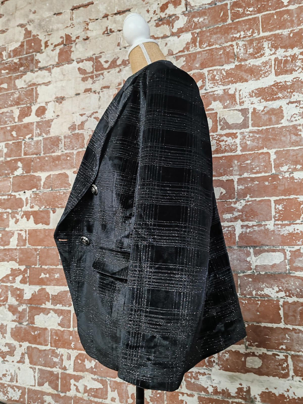 Simply Be | UK Size 26 | Black Jacket | Velvet