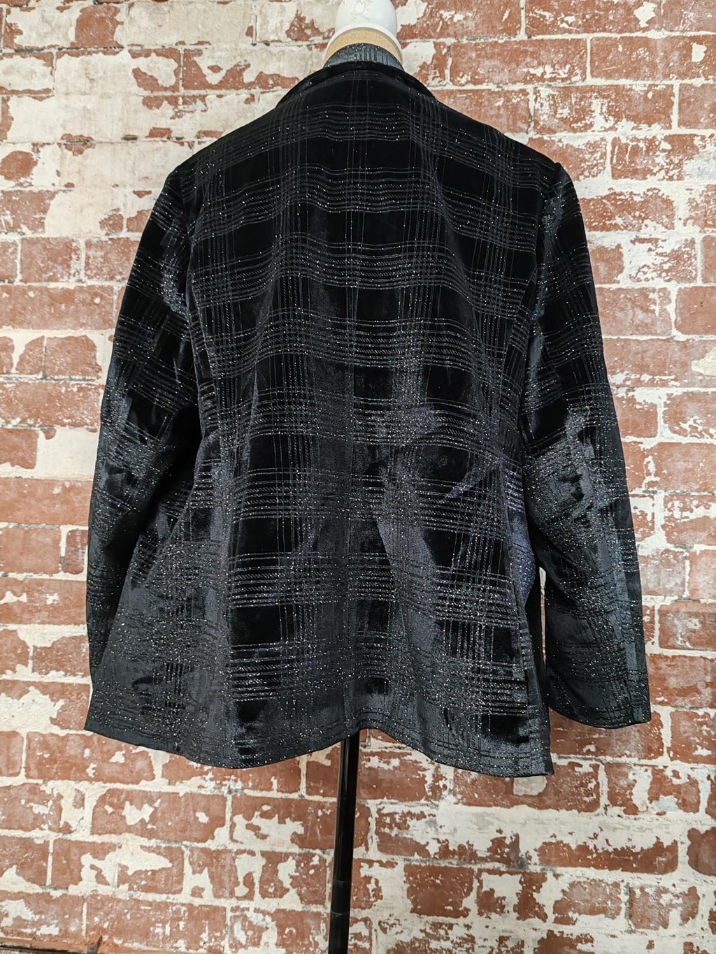 Simply Be | UK Size 26 | Black Jacket | Velvet