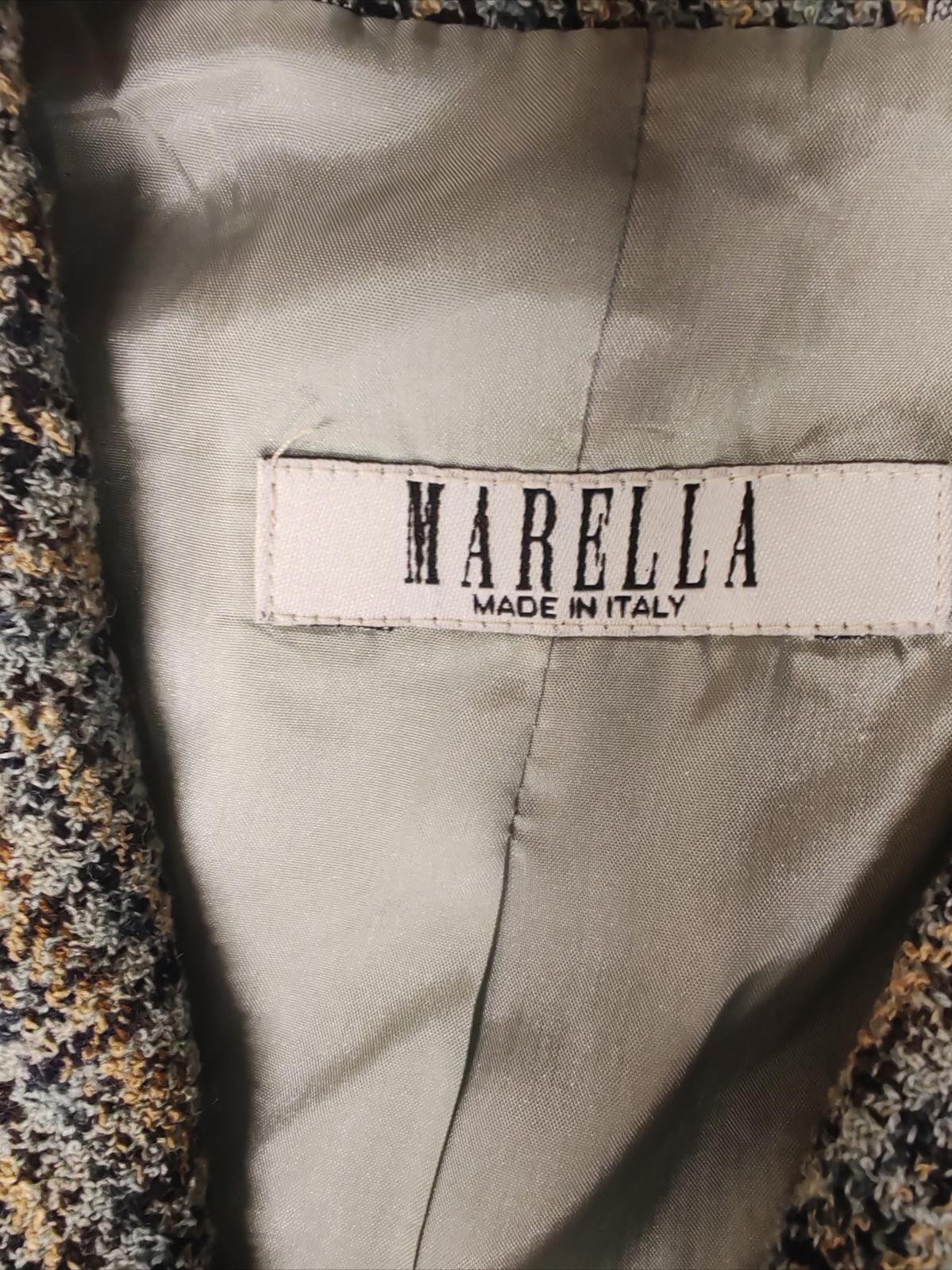 Marella | UK 10 | Mixed Colour Blazer | wool