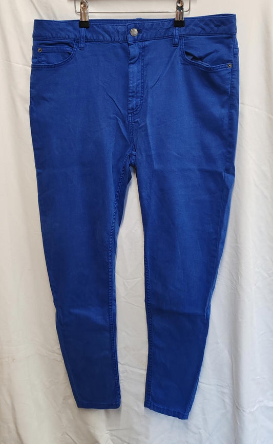 Skinny Jeans | UK 16 | Blue | Cotton