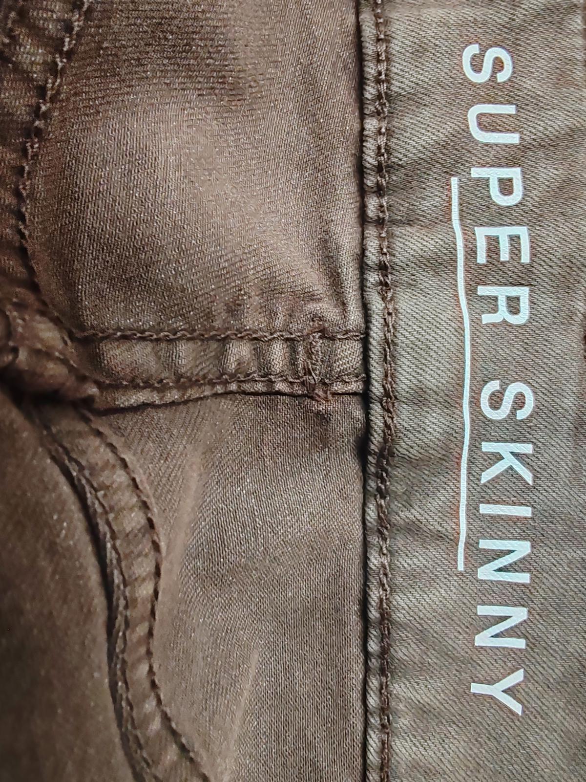 Super Skinny Jeans | UK 16 | Brown | Cotton