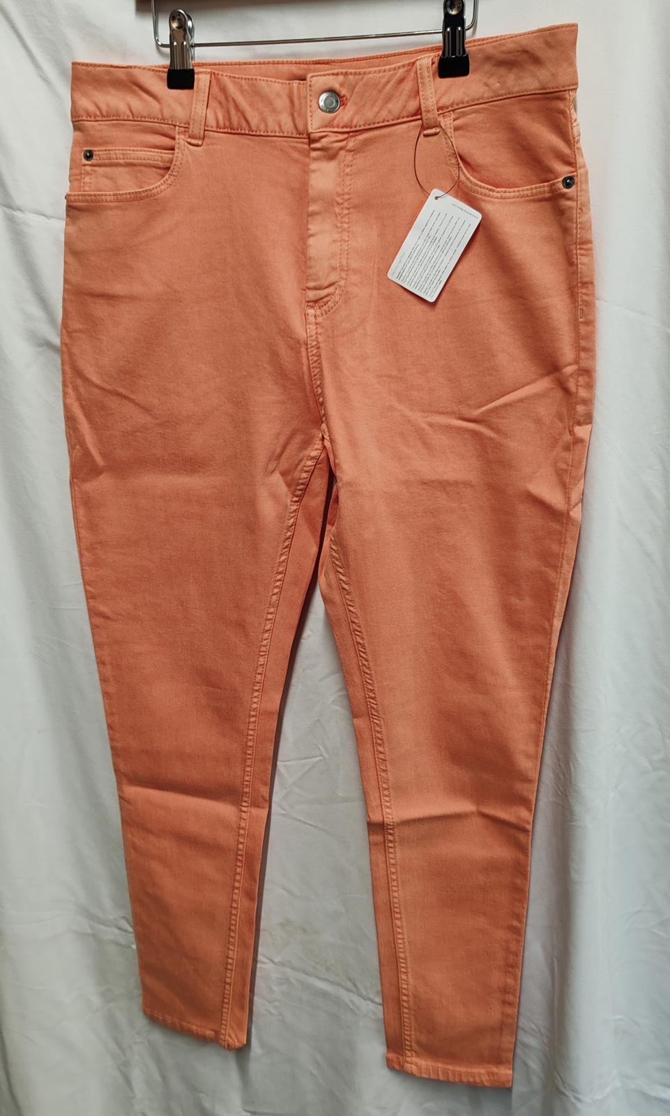 Super Skinny Jeans | UK 14 | Orange | Cotton