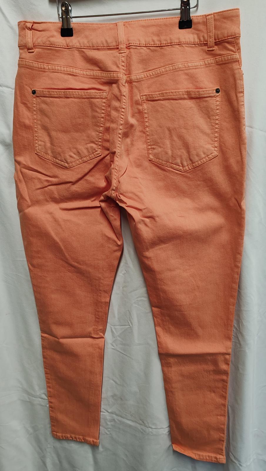 Super Skinny Jeans | UK 14 | Orange | Cotton