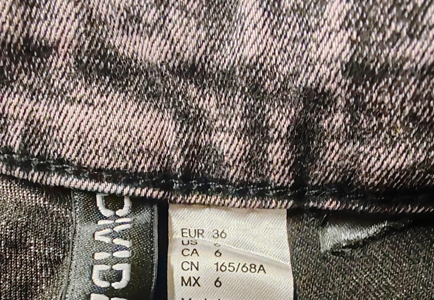 Skinny Jeans | UK 8 | Acid Wash Pink | Cotton