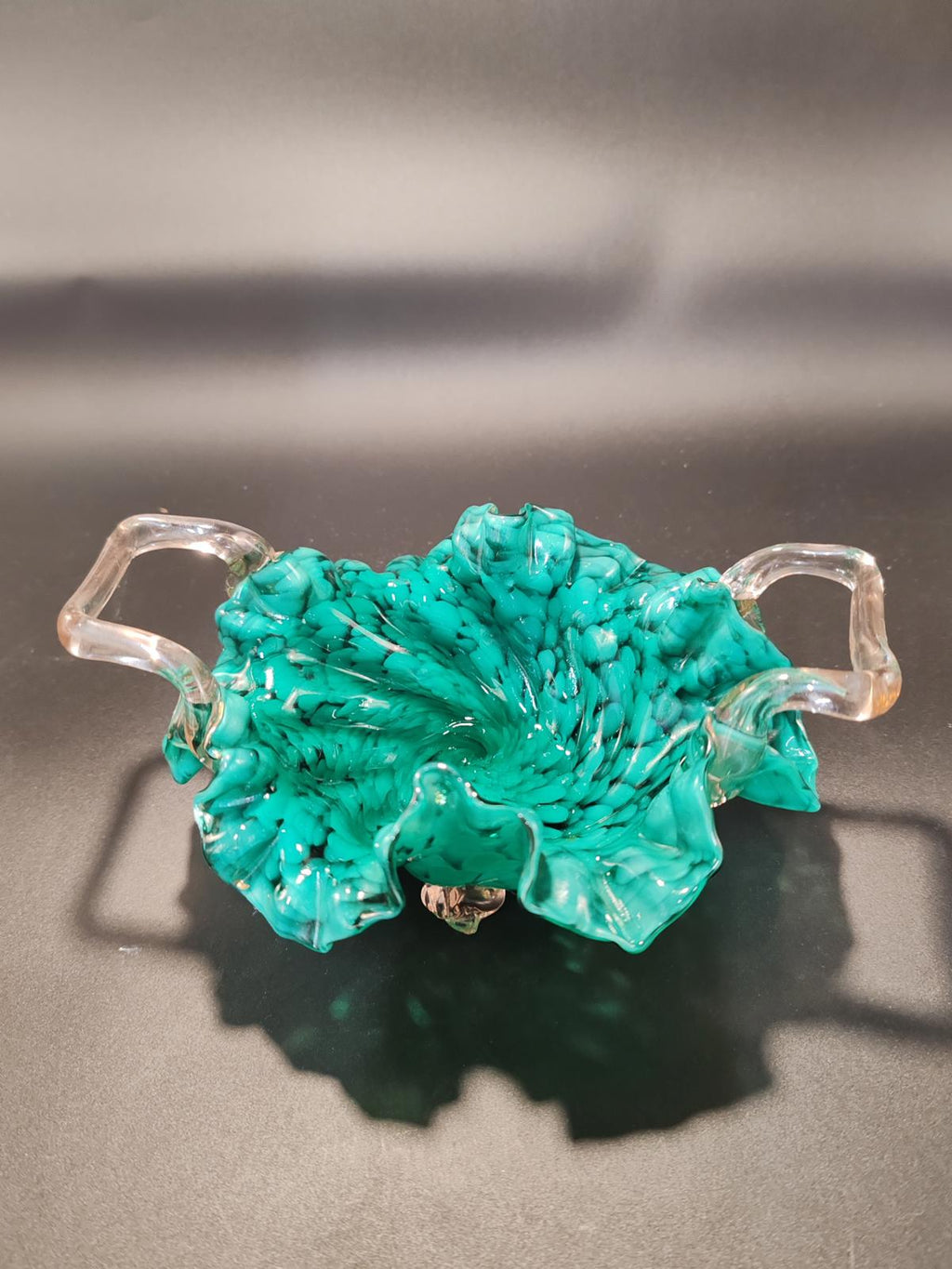 Murano Style Glass Bonbon Dish