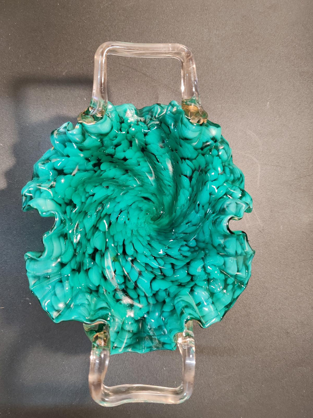 Murano Style Glass Bonbon Dish