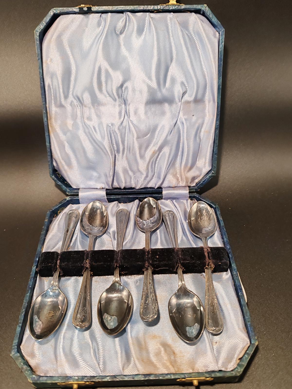 EPNS small spoons in box
