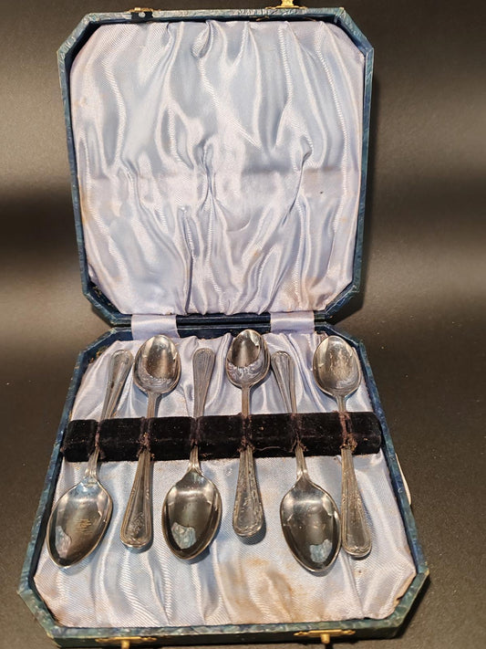 EPNS small spoons in box