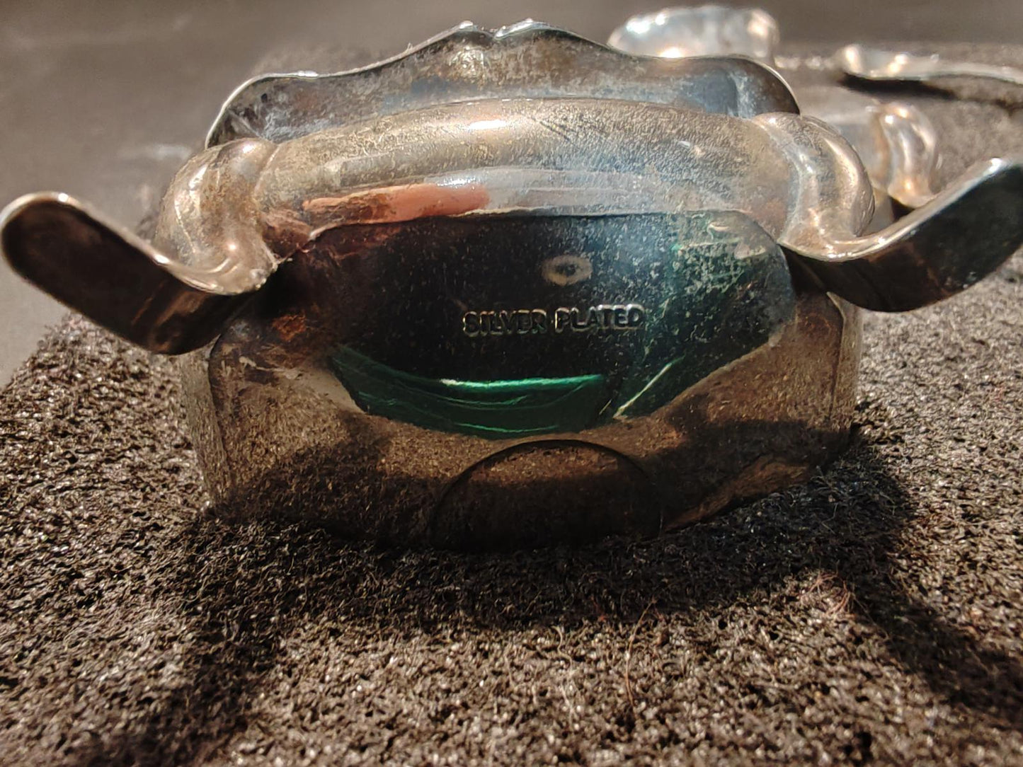 Gernadier silversmiths condiment set