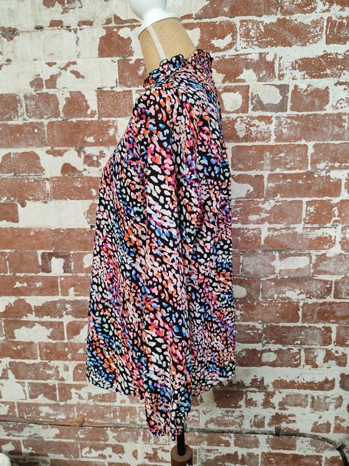 AX | UK 10 | Multi-coloured Top | Polyester