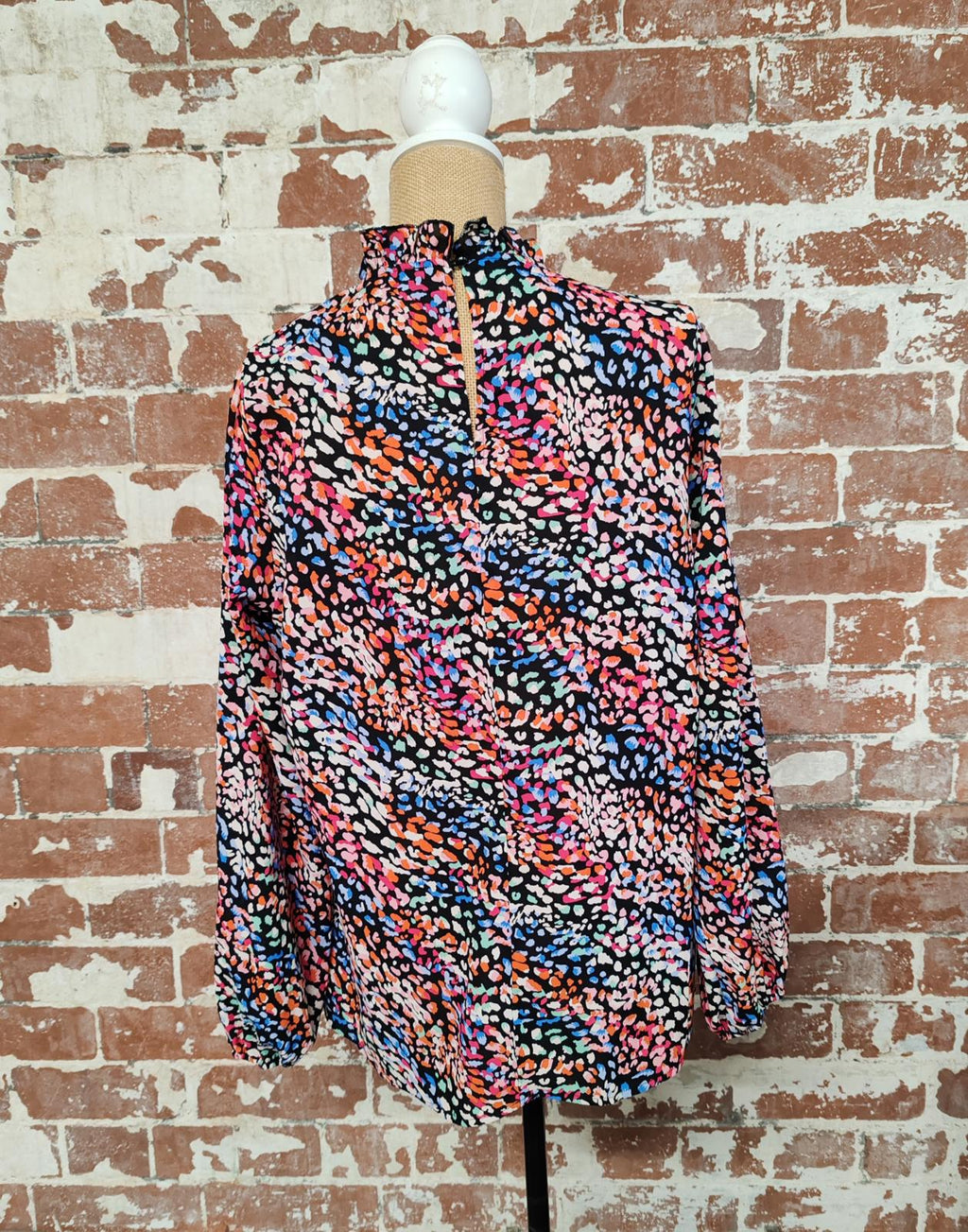 AX | UK 10 | Multi-coloured Top | Polyester