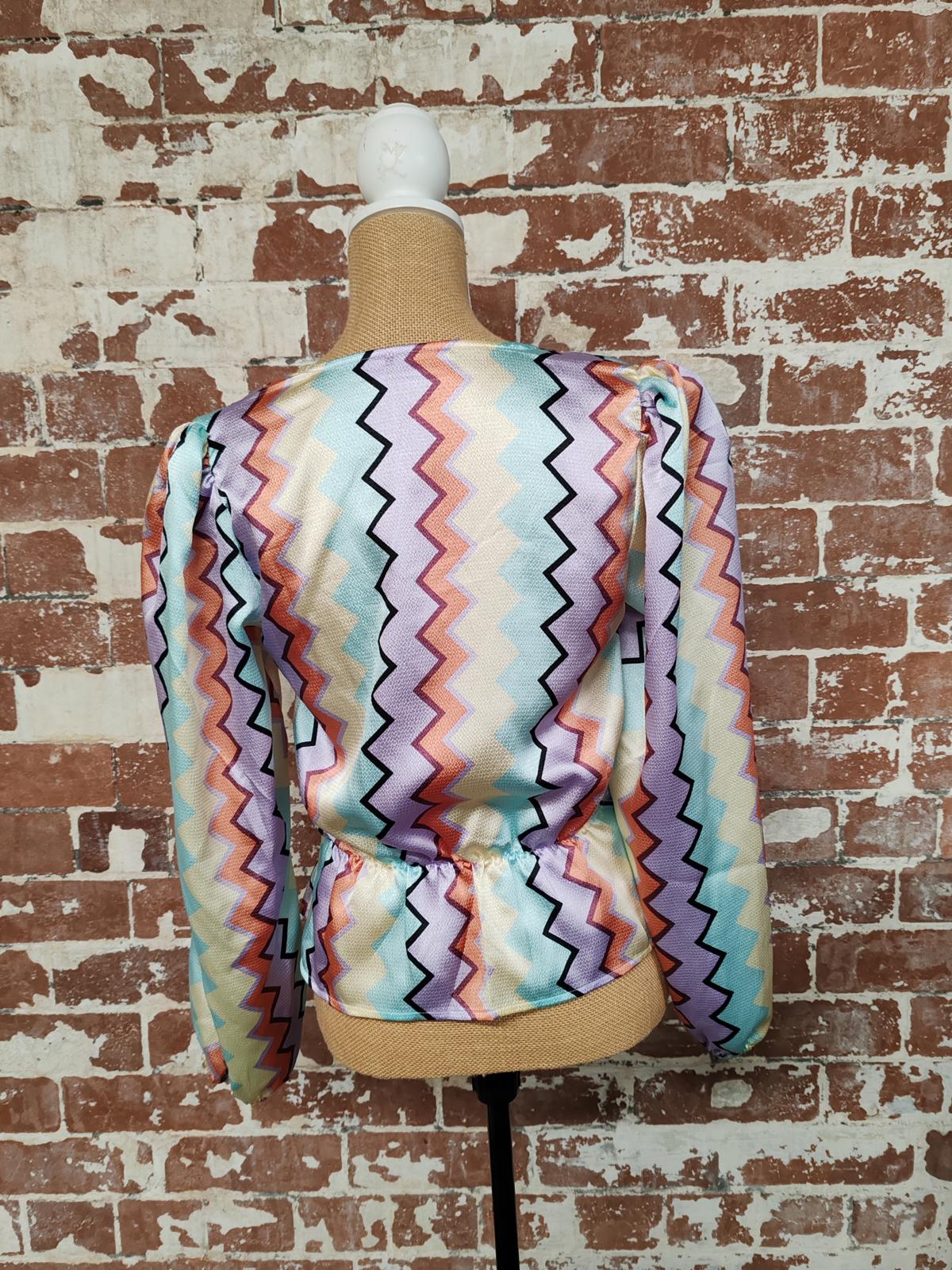 Villa | EU 38 | Multi-coloured Top | Polyester