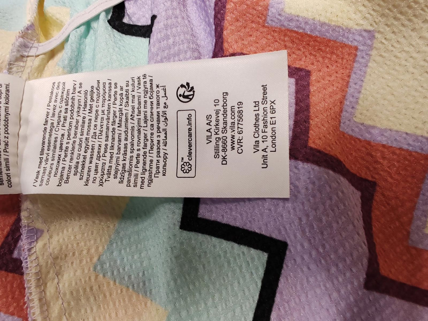 Villa | EU 38 | Multi-coloured Top | Polyester