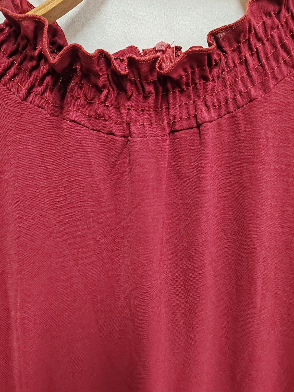 AX Paris | UK 10 | Burgundy Jumpsuit | Polyester