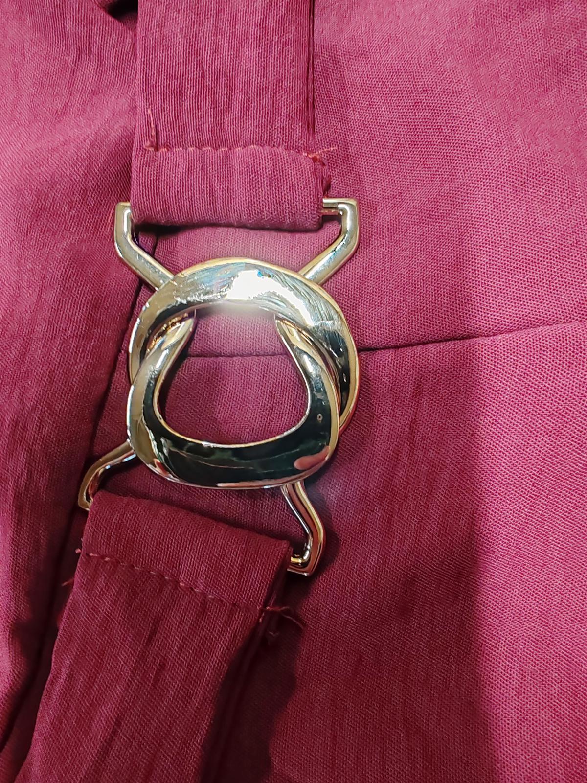 AX Paris | UK 10 | Burgundy Jumpsuit | Polyester