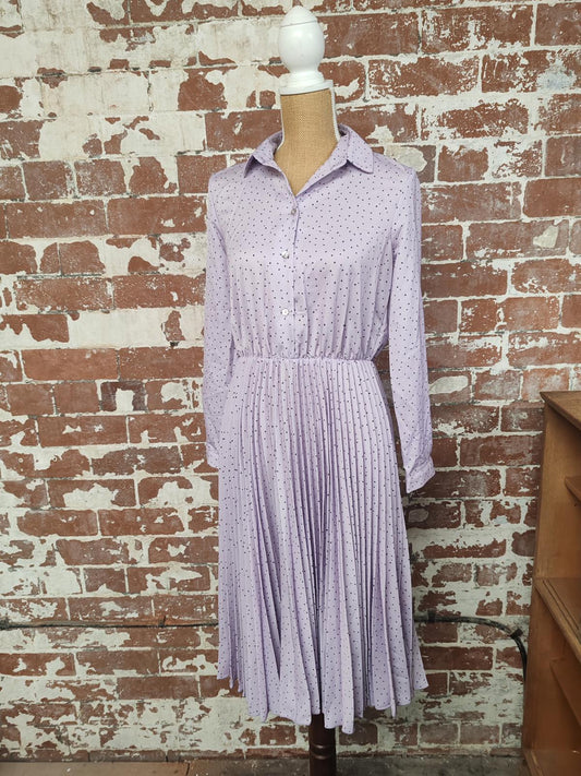 Closet London | UK 10 | Light Purple Dress |Polyester