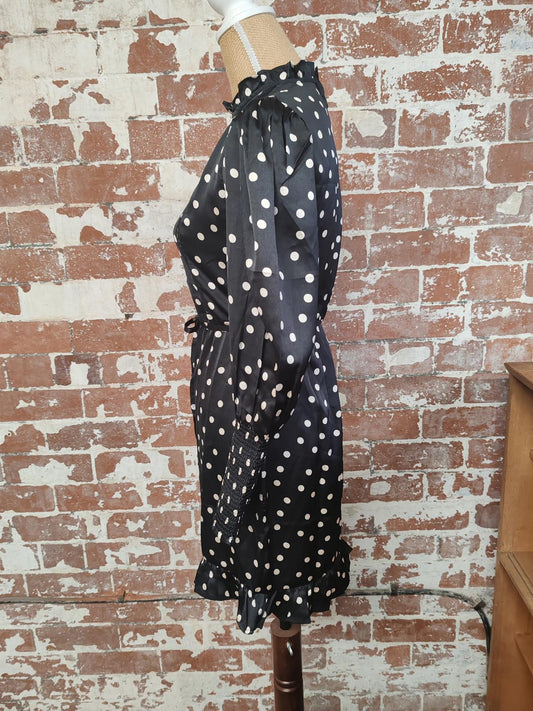 River Island | UK 10 | Polka Dot Dress | Polyester