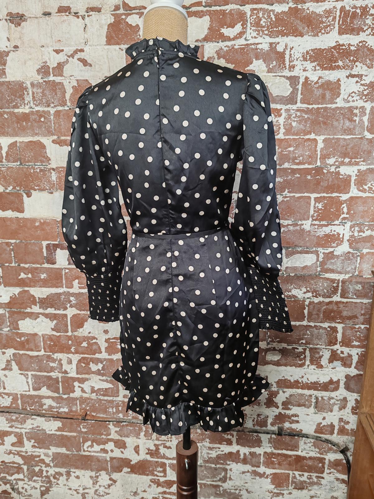 River Island | UK 10 | Polka Dot Dress | Polyester