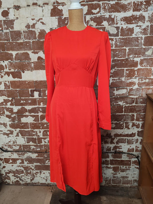 Girl In Mind | UK 10 | Red Dress | Polyester