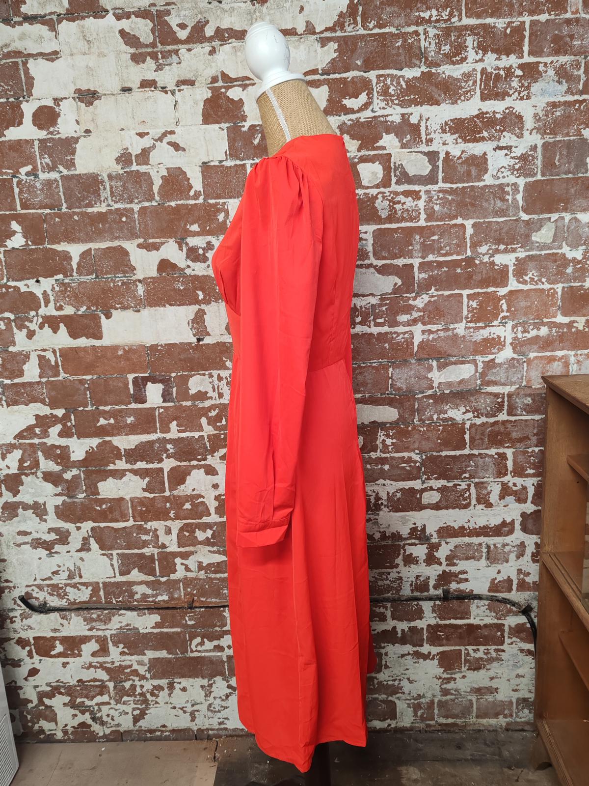 Girl In Mind | UK 10 | Red Dress | Polyester