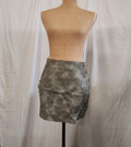 Pretty Little Thing | UK 6 | Khaki Mini Skirt | Polyurethane
