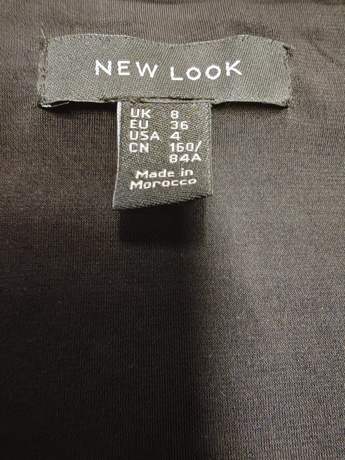 New Look | UK 8 | Black top | Polyester