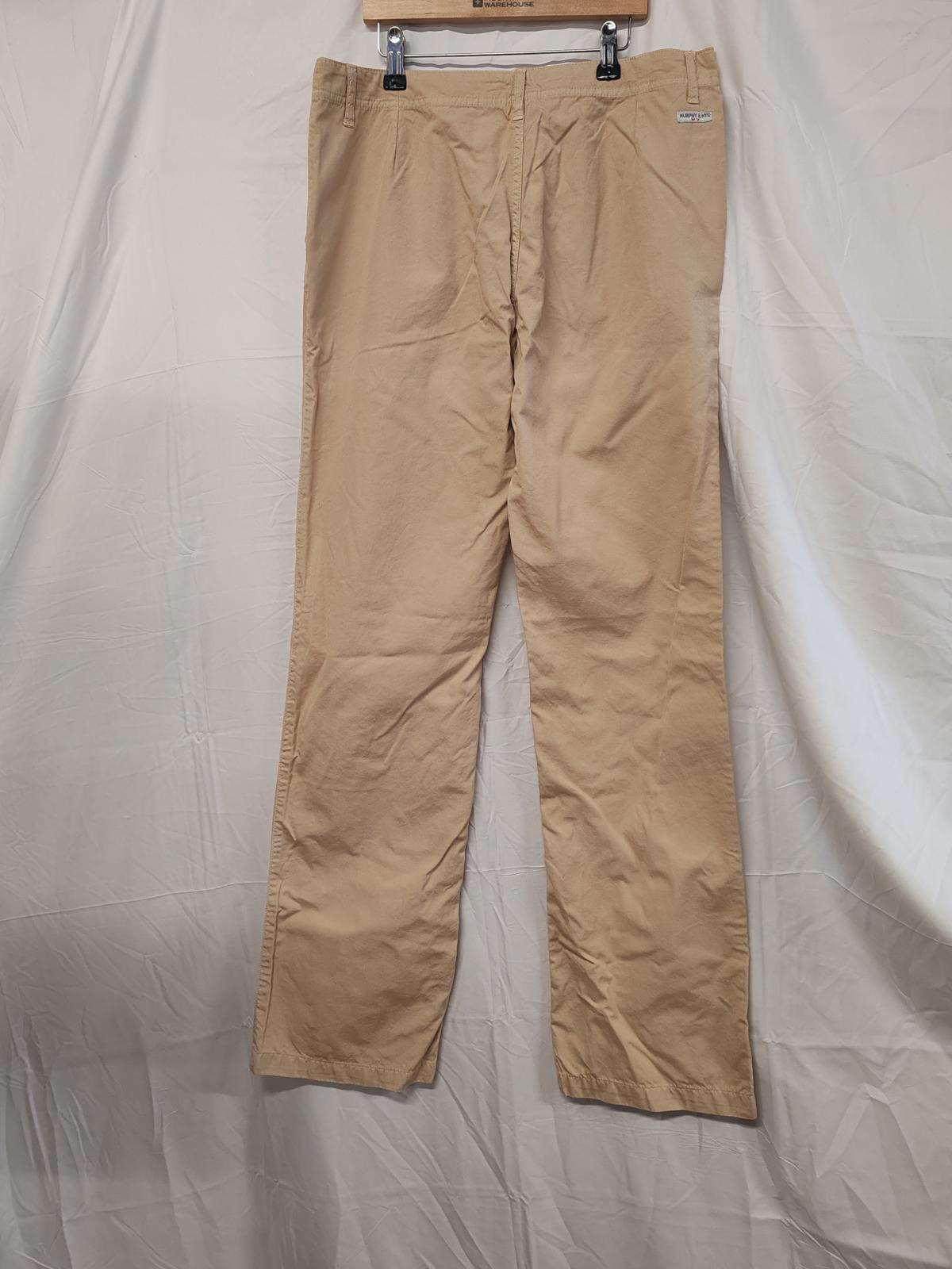 Murphy & Nye | Size 32 | Beige Trousers | Cotton