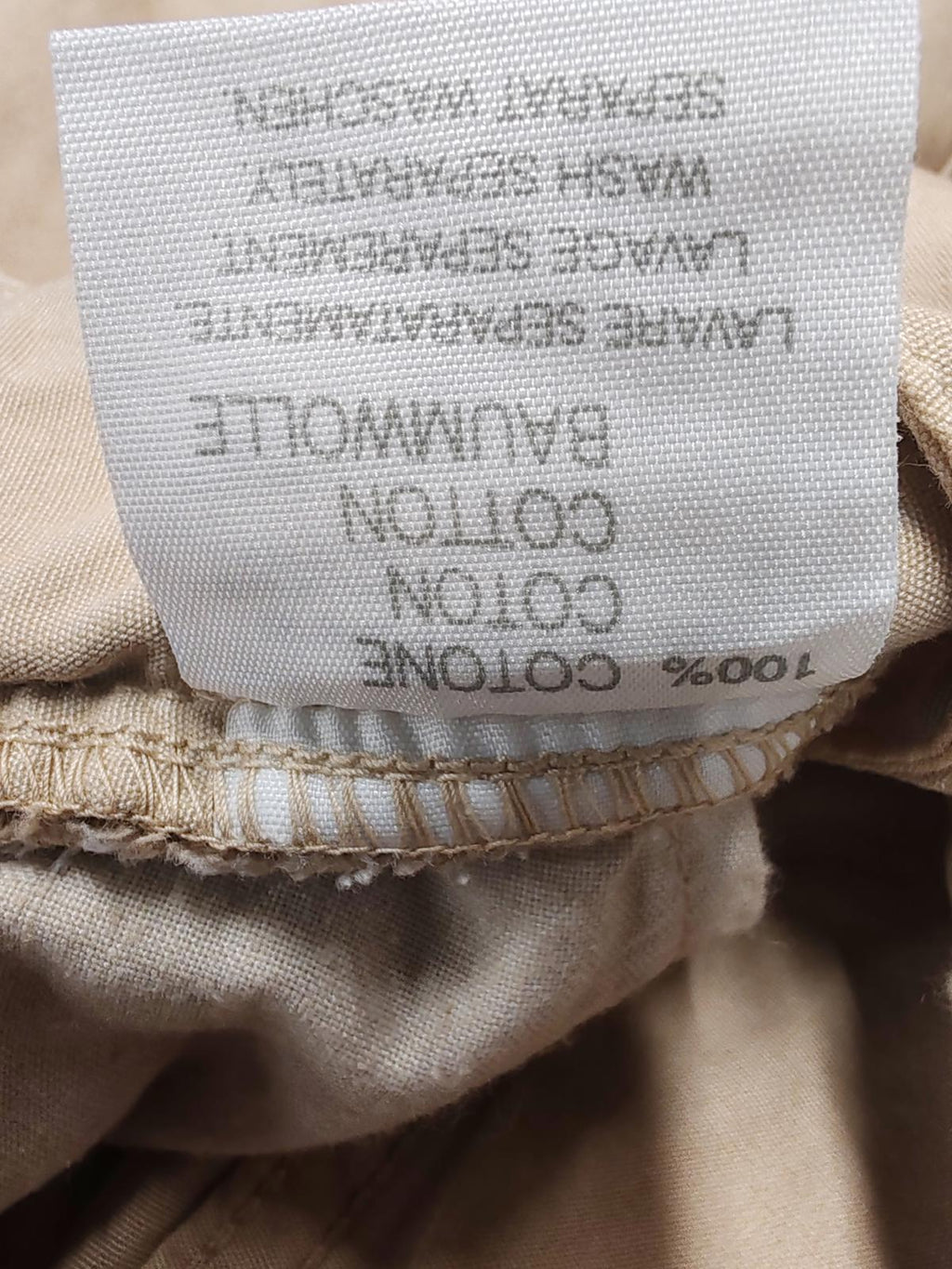 Murphy & Nye | Size 32 | Beige Trousers | Cotton