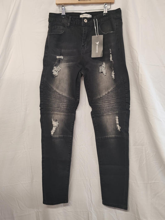 Yidarton | Size M | Black Jeans | Rayon