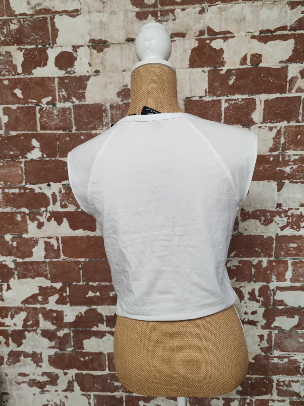 NFL | SIZE L | White Chiefs Crop Top | Cotton