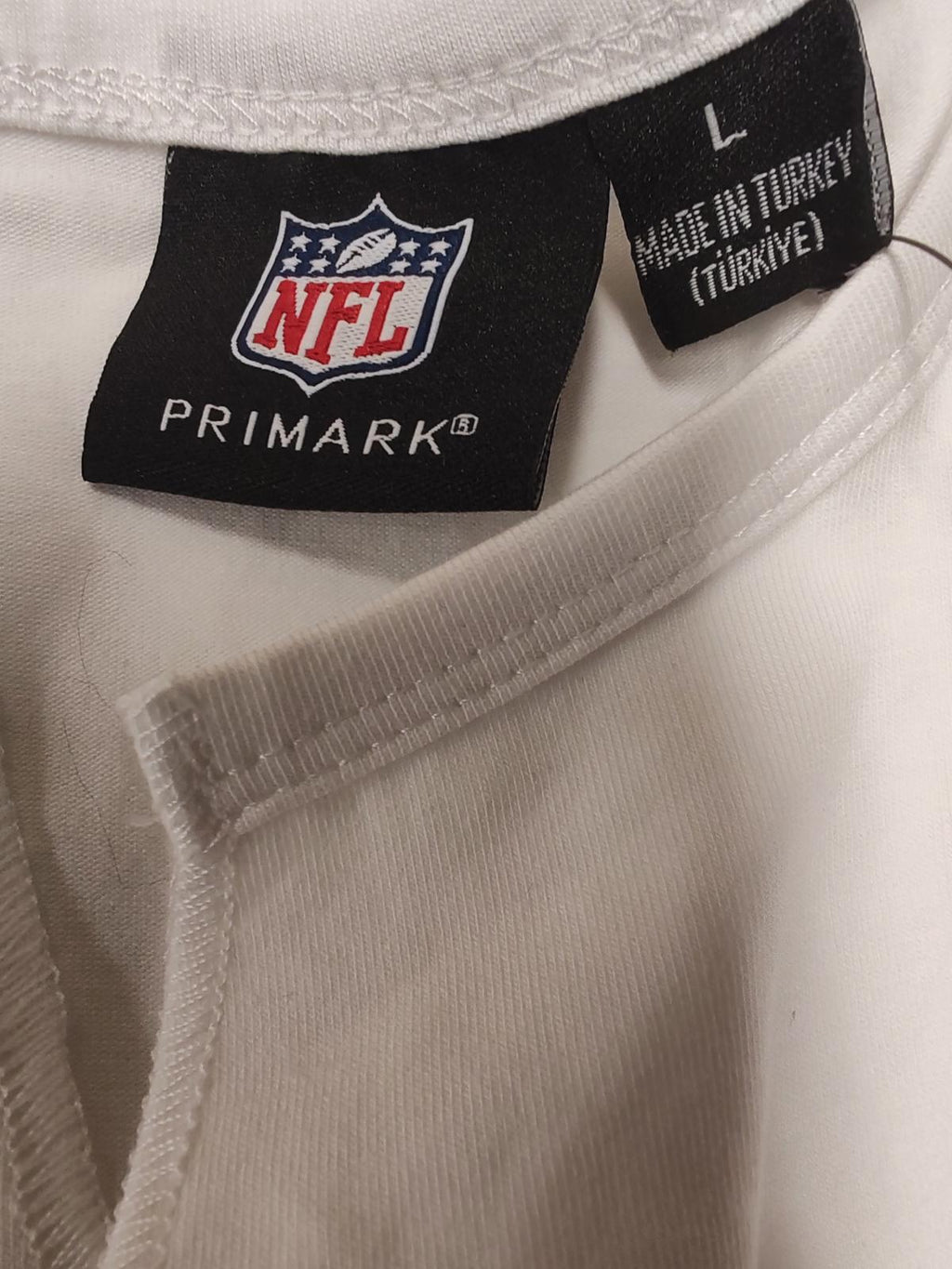 NFL | SIZE L | White Chiefs Crop Top | Cotton