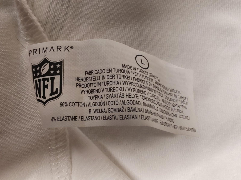 NFL | SIZE L | White Chiefs Crop Top | Cotton
