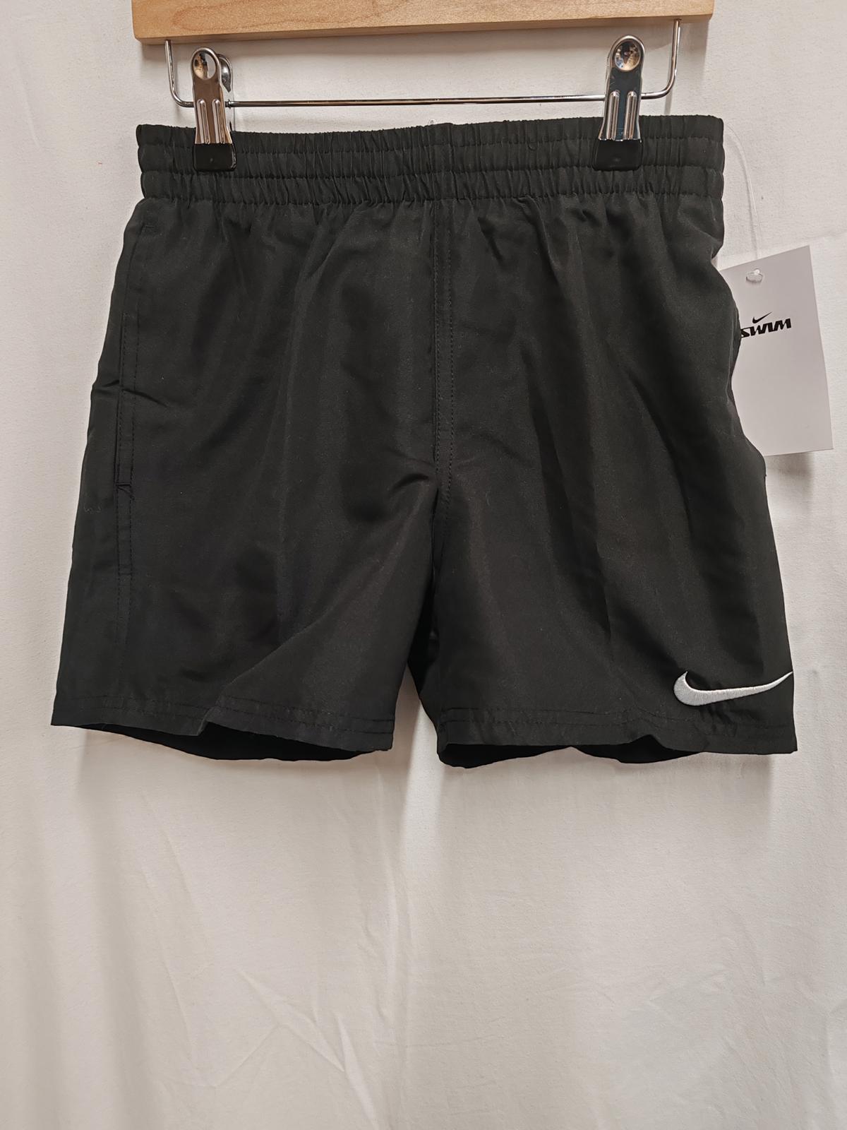 NIKE | 10-12 Years | Black Swim Shorts | Polyester