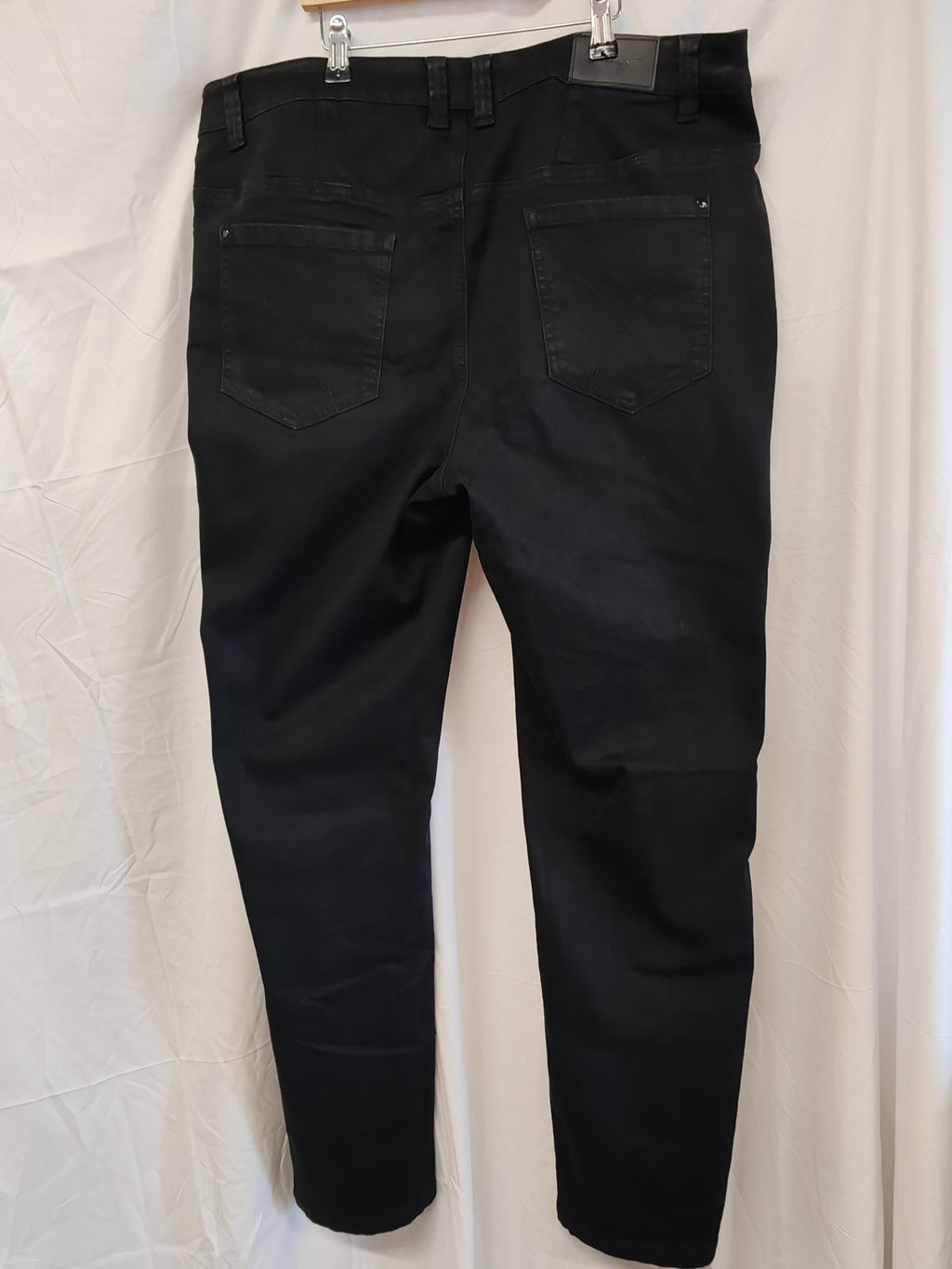 Sheego | UK 22 | Black Rip Jeans | Cotton