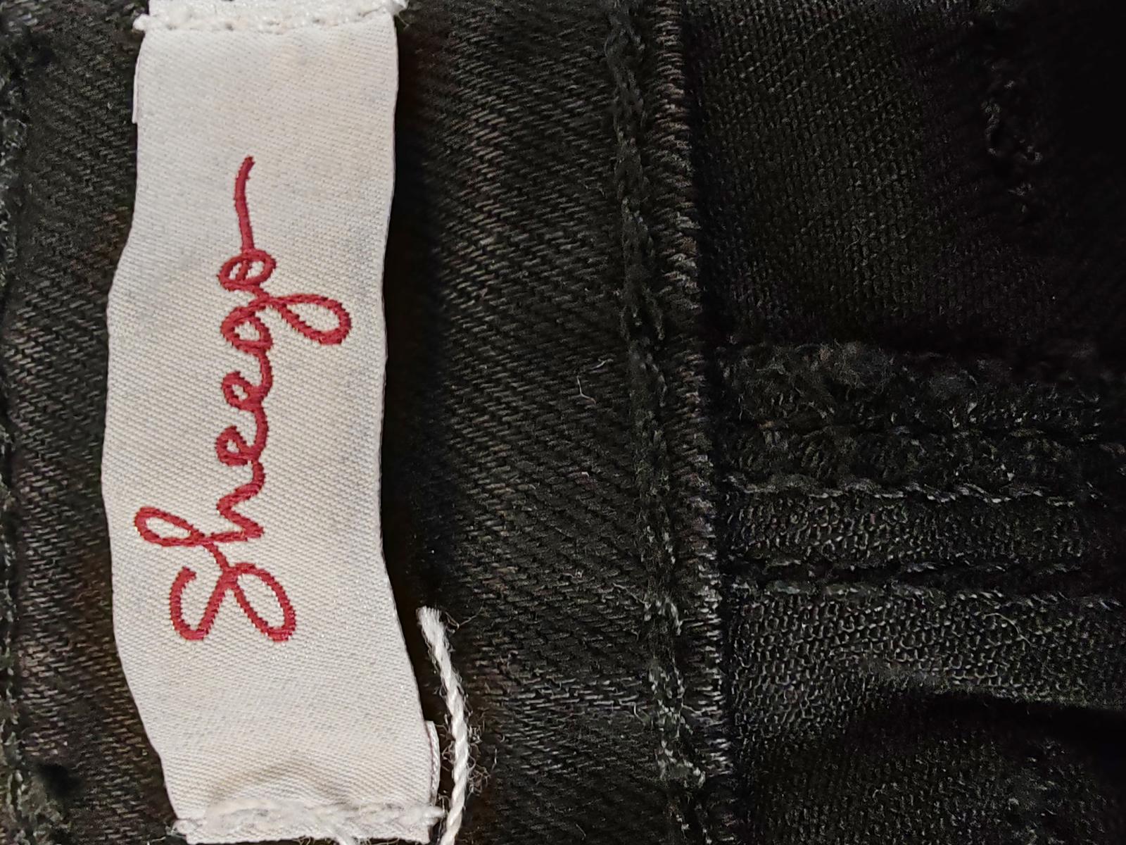 Sheego | UK 22 | Black Rip Jeans | Cotton