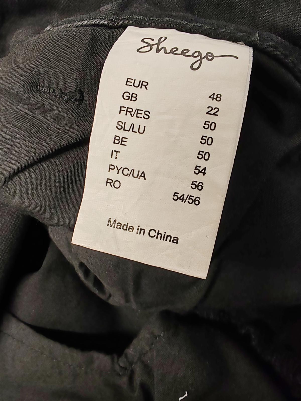 Sheego | UK 22 | Black Rip Jeans | Cotton