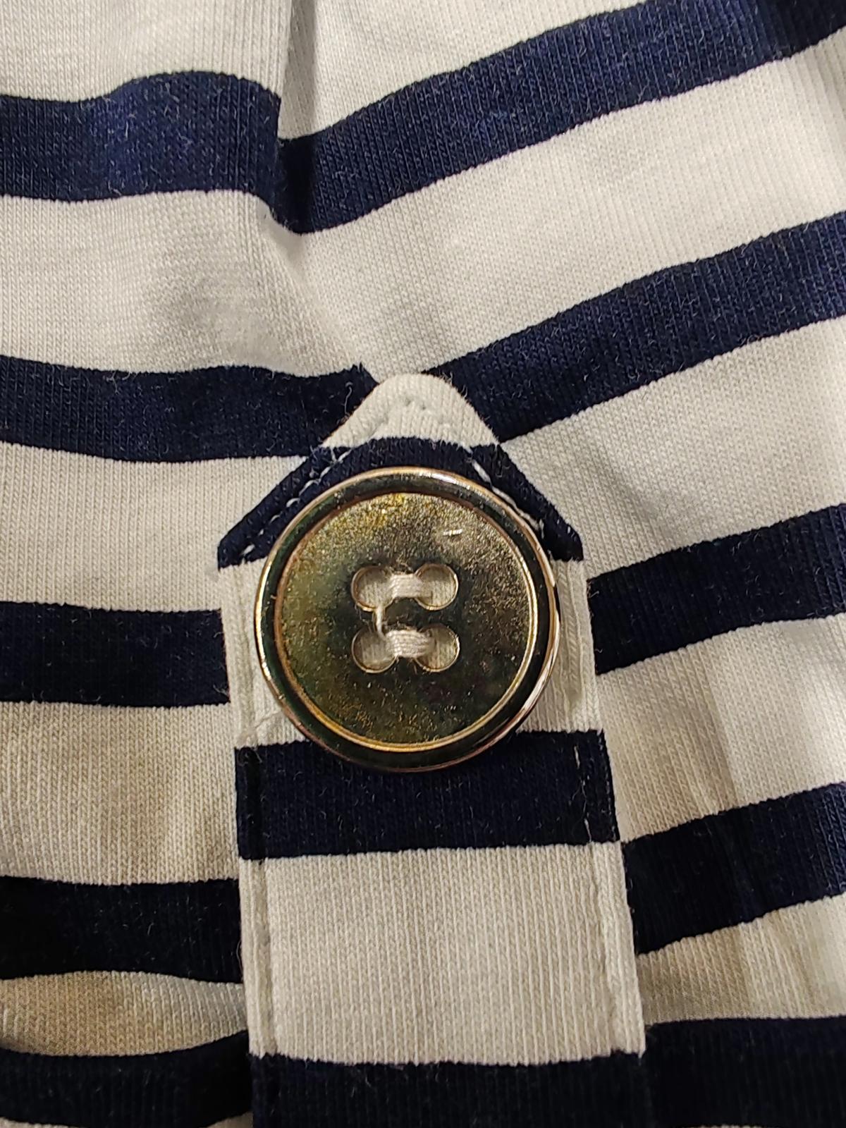 Dorothy Perkins | UK 22 | Navy & White Skater Dress | Cotton